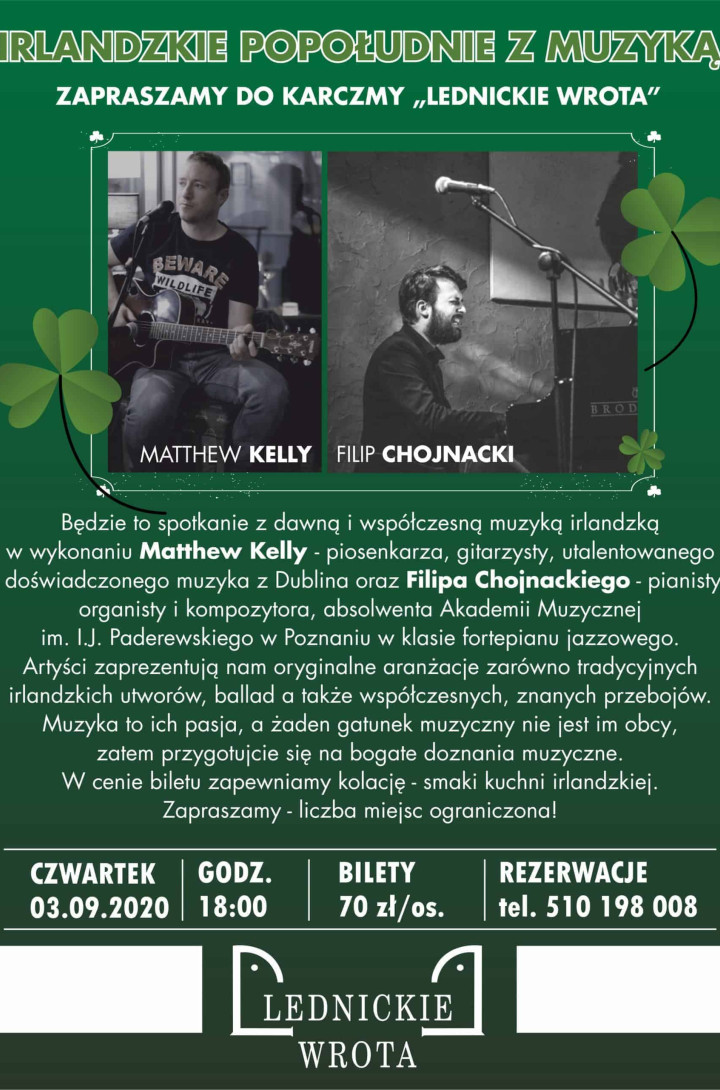 2020.09.03 Popołudnie z muzyką irlandzką